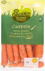 Morrisons Organic Carrots, 600 g|200