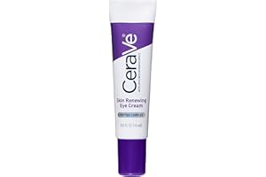 CeraVe Skin Renewing Eye Cream with Peptide Complex and Caffeine for Brighter, Smoother Eyes, 15 ml