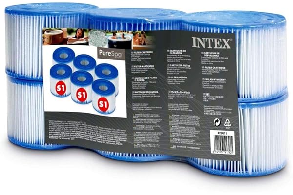 ✅ Intex lot de 6 cartouches pour PureSpa