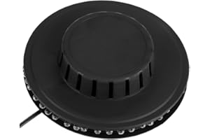 Delaman Luces del Escenario LED de Control de Voz Mini Girasol RGB con Un Efecto de Luz Rotativa for El Disco de La Etap Shwarz