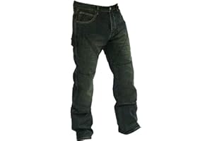 Juicy Trendz® Pantalon Moto Hommes Jeans Moto Homme homologué Renforcée Aramide Protection