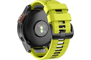 U-LIMVE Correa de reloj para Garmin Fenix 6 Pro/Fenix 6/Fenix 7/Fenix 7 Pro/Fenix 5/Epix Pro 47 mm, Bandas de repuesto de silicona QuickFit de 22mm para Garmin Forerunner 965/955/945/935