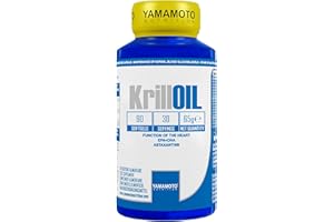Yamamoto Nutrition KrillOIL supplément alimentaire à base d'huile de Krill antarctique avec Astaxantina 90 capsules