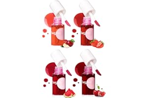 Erinde Lip Tint Stain, Tinted Lip & Cheek Stain, Moisturizing Lip Stain Tint, Tiny Lip Gloss Water Tint, Color Sensational & Non-sticky Finish, Weightless, Cute