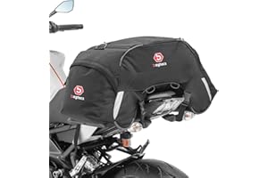 Motorrad Hecktasche Bagtecs WP35 Wasserdicht für Beifahrersitz 35 Liter schwarz