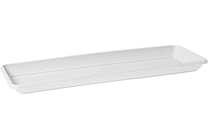 Artevasi Venezia Rectangular Saucer 60 cm White, 60cm