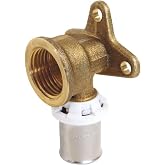 SOMATHERM FOR YOU - / 5760-16-15 - Wall clamping tube &Oslash;16 multilayer - Female 15/21 (1/2 '') To connect a &Oslash;16 diameter multil