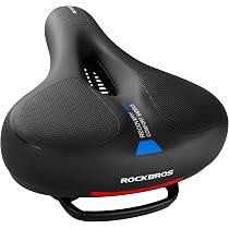 Sella Bici Da Corsa RockBros &ndash; Morbida, Traspirante E Antiurto &ndash; Unisex