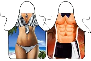 VEMEFUFU Grembiule di Natale, Grembiule Oktoberfest, Divertente Grembiule, sexy divertente bavarese Oktoberfest da donna, costume Dirndl per barbecue, cuoco, cucina, regali, uomini e donne