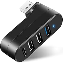Hub USB 3.0 MOGOOD - 4 Ports (2x USB-A, 1x USB-C, 1x Alimentation) Pour PC, Xbox, PS5 - 6