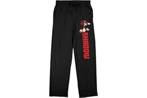 Bioworld Sonic The Hedgehog Shadow Pose Adult Black Sleep Pajama Pants