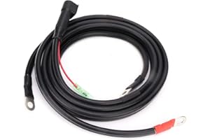 Suuonee Outboard Engine Battery Cable, 2M Battery Cable Fit for Parsun Powertec Outboard Engine
