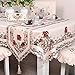 Produktbild tischtuch einfaches abwischen saubere baumwolle leinen nachmittags tea rechteck waschbar dinner für parties esszimmer garten hotel cafe restaurant geburtstag-A 56x56cm(22x22inch)