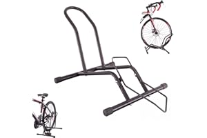 Gimisgu Supporto per bicicletta autoportante, portatile, per tutte le biciclette, da 16 a 29 pollici, per mountain bike, da pavimento, 1 pezzo
