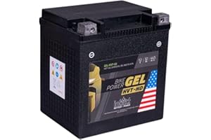 ‎INTACT intAct - Gel HVT-02 MOTORRADBATTERIE - Motorrad Batterie Perfekt für Harley Davidson & andere hubraumstarke 2-Zylinder. Bike-Power GEL-HVT-02, GYZ32HL, 12V Batterie, 32 AH, 445 A. 169x131x174mm