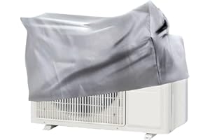 BRIGROS LA VOGLIA DI FARE Brigros Coque universelle pour climatiseurs, housse de protection pour climatiseur extérieur, imperméable, respirant, anti-poussière, reflète les rayons UV, 100 % PVC