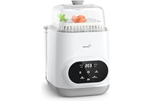 Grownsy EaseClean Baby Bottle Washer Pro | Nettoyeur, Stérilisateur et Sécheur | Pour Biberons, Pièces de Tire-Lait et Accessoires Bébé | Alternative à la Lavage Main