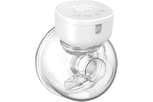 Tire Lait Électrique Main Libre, ANWIKE Tire Lait Electrique Portable, 3 Modes et 9 Niveaux, Conception Grand Angle, Tire Lait Electrique Ultra-Silencieux Sans Douleur avec écran LCD