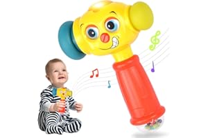 EastSun Baby Toys for 1 Years Old Boys Girls 1st Birthday Gifts Hammer Crawling Toys for 6-12 Months Educational Sensory Toys with Rattle Music Light for Kids Age 1 2 3 +…