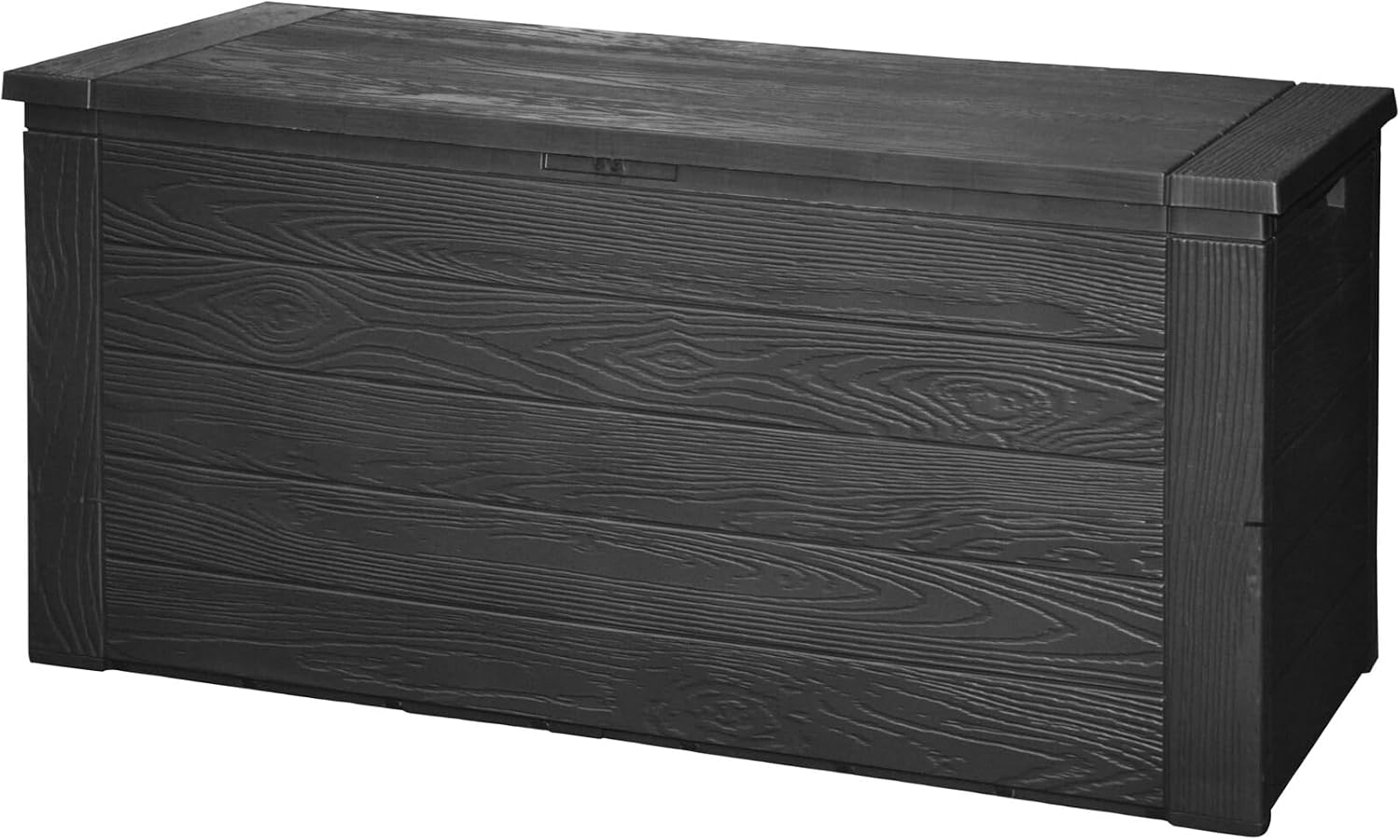 Acomoda Textil - Baul de Almacenaje Exterior 300 Litros 120x45x57 cm Arcon para Jardin Terraza o Balcon Caja para Cojines Herramientas y Accesorios de Exterior Tapa Abatible.