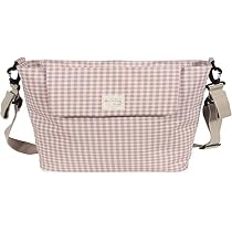 Sac à Langer Walking Mum - Sac à Dos Poussette - 37x28x12cm - Coton Plastifié - Noir - Multifonction