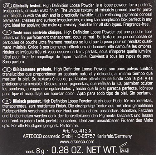 Artdeco Make-Up femme/woman, High Definition Loose Powder Nummer 3 Soft cream (8g), 1er Pack (1 x 8 g) - 7