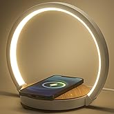 VOSFEEL Lampe de Chevet Chargeur sans Fil Lampe de Nuit avec Chargeur Induction Veilleuse Tactile LED 3 Intensité Variable av