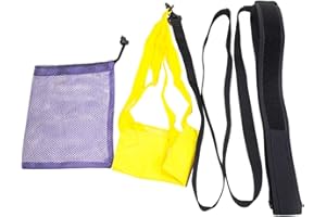 Dickly Attrezzatura per l'allenamento con Cintura di Resistenza al Nuoto con Paracadute da Nuoto, Bambini Adulti, Attrezzo per Esercizi di velocità con