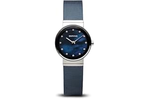 BERING Women's Quartz Movement Watch - Classic Collection with Stainless Steel and Sapphire Glass 10126-XXX