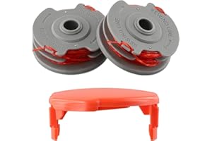 GETTIMORE Confezione da 2 bobine e filo per decespugliatore per Flymo Contour 500/500 Power Plus / 700/700 Power Plus