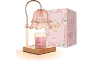 Candeldo Candle Warmer Lamp with Timer: Candle Warmer with Scented Candles Height Adjustable Home Bedroom Decor House Warming Gift for Women