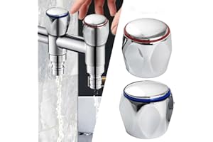 FACULX Cubierta de agujero para grifo de fregadero, cubierta de agujero de grifo de cocina, repuesto estándar de grifo frío caliente para reemplazar grifos desgastados para grifos de baño y cocina