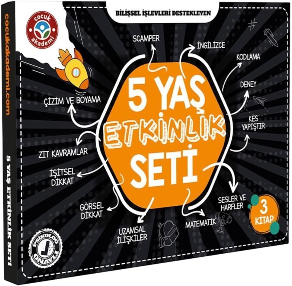 Çocuk Akademi 5 Yaş Etkinlik Seti