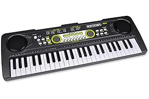 Bontempi | HarmonyKeys - Tastiera Digitale 49 Tasti con Funzione di Apprendimento, 16 Suoni, 8 Ritmi, Registrazione, Effetti Eco e Sustain