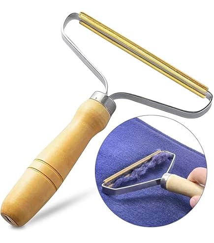 Rasoir Anti Bouloche, 2 Pièces Portable Lint Remover Avec Manche En