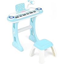 Lexibook Mon Premier Piano - Piano Enfant 31 Touches Lumineuses Avec Micro