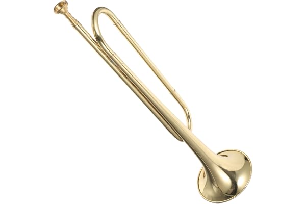 TOPBATHY Trompette Étude Laiton pour Débutant Instrument Musique pour Garçon Fille Standard