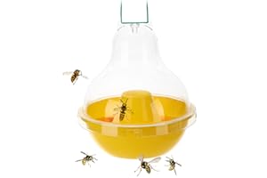 COM-FOUR® Piège à insectes XXL en plastique - Piège vivant protecteur de la nature à suspendre - Attrape-insectes avec couvercle amovible - Lutte anti-insectes sans cruauté - Insectifuge