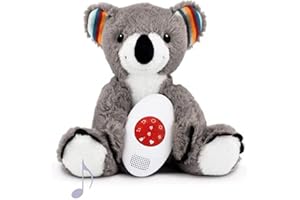 ZAZU Coco The Koala - Musical Soft Toy with Heartbeat Sound | Soothing Sounds for Easy Baby Settling | Auto-Off | Shake & Cry Sensor | Washable