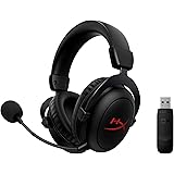 HyperX Cloud Core Wireless Gaming On Ear Headset with DTS Headphone:X Spatial Audio (Black)
