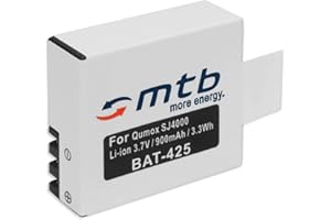 MTB MORE ENERGY 1x Akku für Qumox SJ5000(+), SJ5000X, SJ4000(+)… / SJCam M10(+), X1000 … / DBPower EX4000 … - s. Liste