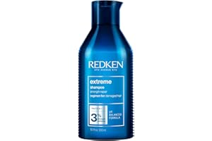 Redken Haarshampoo für sprödes und geschädigtes Haar, Anti Haarbruch, Mit Sojaproteinen, Ceramiden, Sepicap und Arginin, Extreme Shampoo