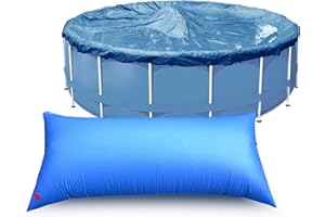 BSEICAL Coussin Piscine Hivernage Rectangle 8×4ft, Flotteur Hivernage Piscine, Coussin Gonflable Hiver, Ballon Hivernage Piscine Hors Sol, Accessoires Piscine pour Bache Oreiller Piscine Antigel (1 Pièces)