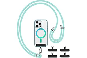 GANYESIN Handykette Universal, Verstellbar Nylon Handyband mit 4 Patches für Damen & Herren, Ohne Hülle, Phone Lanyard für alle Smartphone mit Handyhülle für Outdoor, Reise, Unterweg