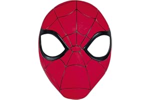 Rubies Máscara Spiderman Shallow para niños y niñas, Oficial de las películas de Spiderman, máscara hecha en plástico con ajuste en velcro, ideal para halloween, navidad, carnaval y cumpleaños.