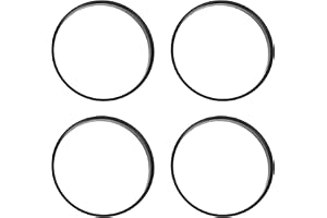 INFINAUTO Hub centriska ringar, 72,6 mm ID 74,1 mm OD bilhjul Hubrings ABS-plast svart, 4 st