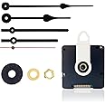 DEEWISH Radio Clock Mechanism DIY with 5-inch and 6-inch clock hands, 0.67 inches (17mm) Axis Length MSF Radio Electric Controlled Clock, Repair Wall Clock Clockwork, Clock Parts