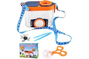 SKJJL Becherlupen Für Kinder, Lupenglas Für Kinder, Lnsekten Beobachtungsbox Lnsekt Viewer Mit Catcher, Pinzetten, Insektenglas Mit Lupe Kinder Becherlupe Set Forscherset Für Kinder