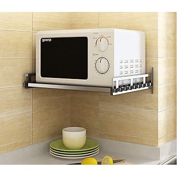 304 Edelstahl Mikrowelle Rack/Küche Regale (Größe: 53 * 38 * 18 cm