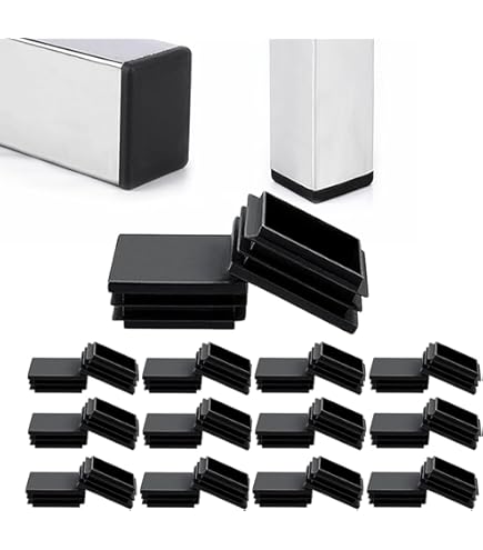 5x Tappi Terminali Rettangolari Per Tubi - Plastica, 60x30mm, Per Mobilia, Sedie E Tavoli - Foto 10